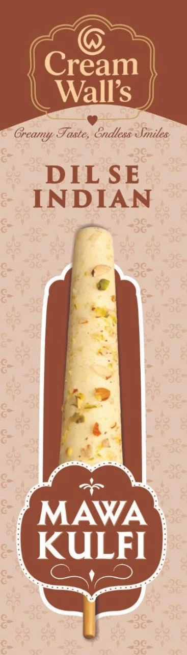 Cream Wall's Mawa Kulfi packaging
