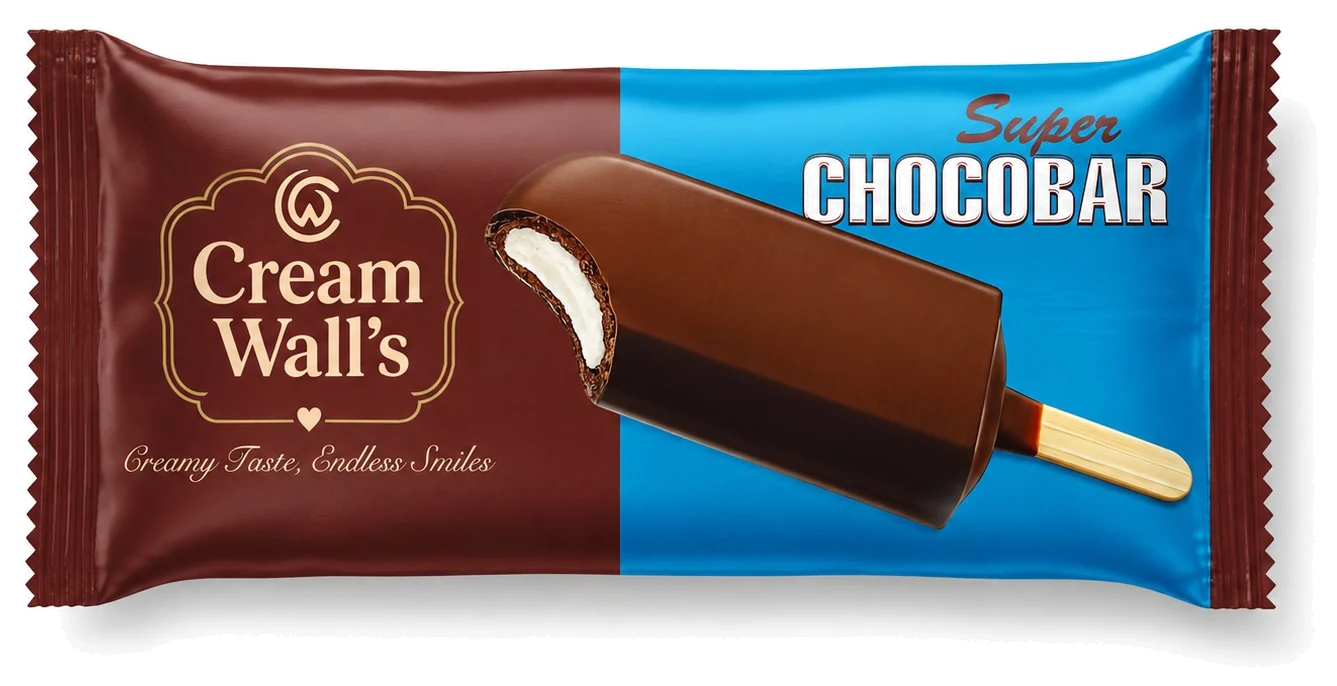 Cream Wall's Super Chocobar ice cream bar pack